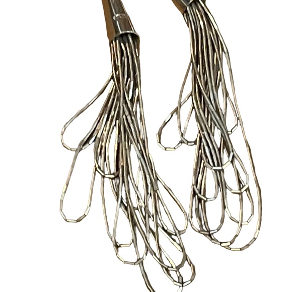 Carolyn Pollack Relios Liquid Sterling Silver 10 Strand Necklace & Earrings Set - Picture 7 of 10